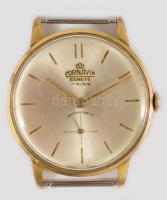 Cornavin 17 köves mechanikus karóra, szíj nélkül, működik, karccal, d: 32mm