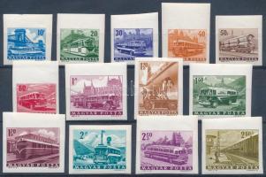 1963 Közlekedés I. vágott sor (15.000) (néhány értéken törések / folds)