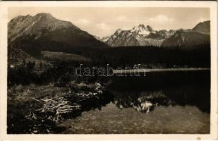 1948 Tátra, Magas-Tátra, Vysoké Tatry; Strbské pleso / Csorba-tó / lake (fl)