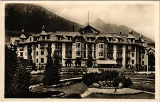 Tátrafüred, Ótátrafüred, Altschmecks, Stary Smokovec (Magas-Tátra, Vysoké Tatry); Nagyszálloda. Bány...