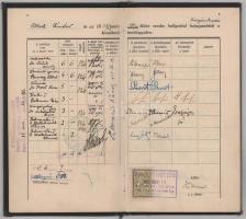 1935-1937 Sopron, a M. Kir. József Nádor Műszaki és Gazdaságtudományi Egyetem leckekönyve bányamérnö...