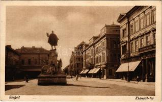 Szeged, Klauzál tér, gyógyszertár, takarékbank (fl)
