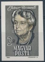 1964 Eleanor Roosevelt vágott bélyeg (ujjlenyomat / fingerprint)
