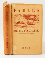 La Fontaine, [Jean de]: Fables de - - . Précédées de la vie d'Ésope. Accompagnées de notes nouv...