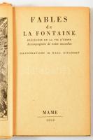 La Fontaine, [Jean de]: Fables de - - . Précédées de la vie d'Ésope. Accompagnées de notes nouv...