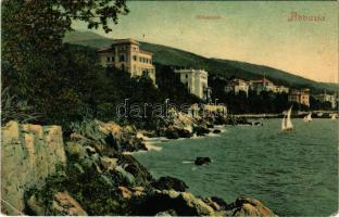1907 Abbazia, Opatija; Südstrand. Mehner &amp; Maas / strand / beach (EB)