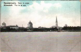 Kronstadt, Vue de la mer / view from the sea (fl)