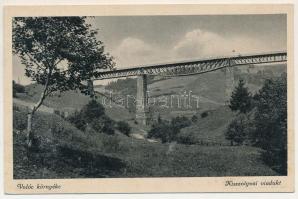 Kisszolyva, Szkotárszke, Skotarska; Volóc környéke, Vasúti híd, viadukt / railway bridge, viaduct (á...