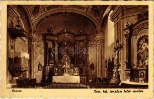 Losonc, Lucenec; Római katolikus templom, belső / Catholic church, interior (EB)