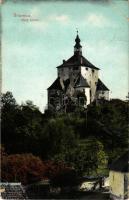 1920 Selmecbánya, Schemnitz, Banská Stiavnica; Újvár. P. Sochán kiadása / Novy zámok / castle (Rb)