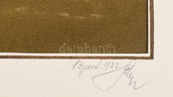 1922 Fehér Imre (1904-1966) Emeric Feher magyar - francia fotóművész, fotóriporter: Budapest látképe...