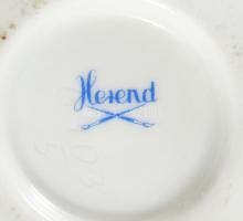 Herendi virágtartó edény oroszlánkörmös lábakon, jelzett, 2. oszt., hibátlan, m: 10,5 cm