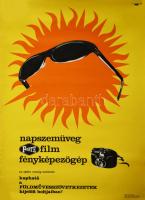 1967 Forte, napszemüveg, film, fényképezőgép, reklámplakát, papír, Athenaeum Nyomda, jelzés nélkül, ...
