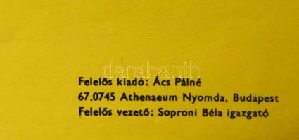 1967 Forte, napszemüveg, film, fényképezőgép, reklámplakát, papír, Athenaeum Nyomda, jelzés nélkül, ...