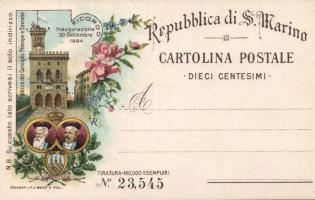 San Marino numbered litho