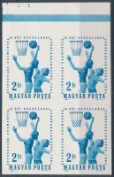 1964 Évfordulók - események II. Női kosárlabda EB vágott ívszéli négyestömb