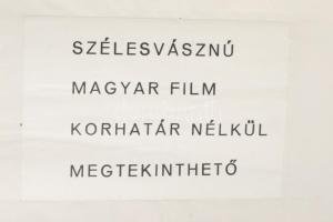 Sándor Margit (1927-): Szegénylegények, 1965, filmplakát, ofszet, papír, jelzett a plakáton, Offset ...