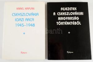 Fejezetek a csehszlovákiai magyarság történetéből. Pozsony,1993,Kalligram, 289+3 p. Kiadói papírköté...