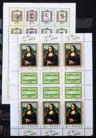 Magyar ív összeállítás az 1960-as évektől az 1990-es évekig, benne 3 db Mona Lisa ív 8 lapos A4-es b...