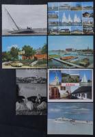 200 db MODERN Balaton és Velencei-tó képeslap / 200 modern Balaton and Velencei lake town postcards