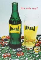 cca 1975-80 Márka - itta már ma? Plakát, ofszet, papír, jelzés nélkül, Offset és J. Nyomda, 82x57 cm