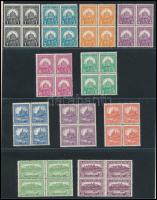 1928 Pengő-fillér (II.) sor 4-es tömbökben (88.000)