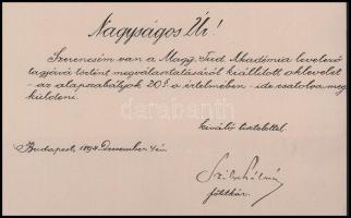 1894 Rados Gusztáv (1862-1942) matematikus, műegyetemi tanár, a Műegyetem későbbi rektora (1911-1914...