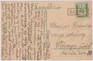 1916 Vihnye, Vihnyefürdő, Kúpele Vyhne; fürdőtelep, látkép. Bazár üzlet kiadása / spa, bath, view