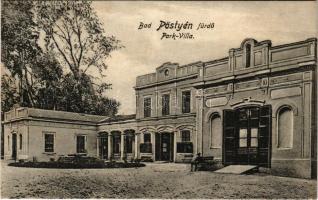 1916 Pöstyén-fürdő, Kúpele Piestany; Park villa. Lampl Gyula kiadása / villa