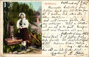 1902 Gailthalerin. Joh. Leon. sen. / Carinthian folklore (fl)