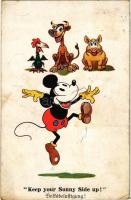 1931 Keep you Sunny Side up! / Mickey Mouse, Disney postcard. A. R. i. B. 1786. (fl)