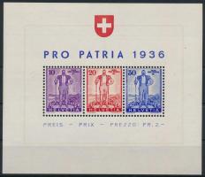 1937 Pro Patria blokk Mi 2