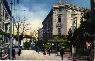 1914 Abbazia, Opatija; Grand Hotel / hotel, café and restaurant (kis szakadás / small tear)