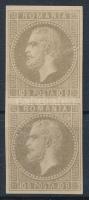 1872 Mi 39 próbanyomat (a felső bélyeg szakadt / torn)
