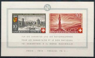Svájc 1942 Pro Patria blokk Mi 7 (Mi EUR 100.-)