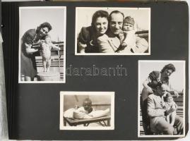 ca 1965-1670 ifj Latabár Kálmán (1938-2000) színművész családi fotó albuma, fia ifj Latabár Árpád (1...