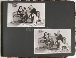 ca 1965-1670 ifj Latabár Kálmán (1938-2000) színművész családi fotó albuma, fia ifj Latabár Árpád (1...
