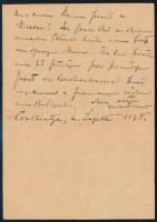 1898 UPU díjjegyes válaszos levelezőlap szélesebb 18,5 mm RÉPONSE felirattal