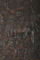 Vadászó Artemis / Diana vas falitál, d: 26,5 cm