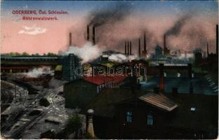 1916 Bohumín, Bogumin, Oderberg; Röhrenwalzwerk / pipe rolling mill, factory (EK)