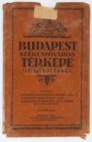 1927 Budapest belterülete, 1:15 000, M. kir. Állami Térképészet, tokkal, másik két térkép hiányzik, ...