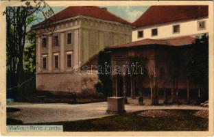 1916 Vlasim, Partie z parku / castle park (fa)