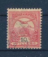 1900 Turul 10f hiányos számvízjellel