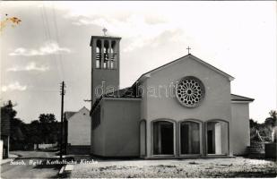 Csáva, Stoob; Katholische Kirche / Katolikus templom / Catholic church - modern (fl)