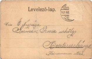 1901 Úrvölgy, Spania Dolina; Bányatelep. Lechnitzky O. fénynyomdája / mine colony (Rb)