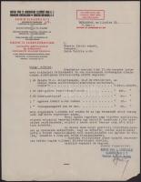 1909-1942 Vegyes fejléces számlák, üzleti levelek, reklámlapok (Back és Gerő, Özv. Nietschné Gerson ...