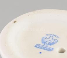 Aquincum Káldor Aurél durcás kislány, táskával. Kézzel festett, jelzett, hibátlan 14 cm