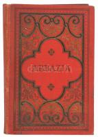 1896 Abbázia nevezetességeit bemutató leporelló, 8 fotóval, hiányos, 10,5×16,5 cm