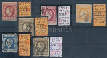 1871-1872 6 db bélyeg