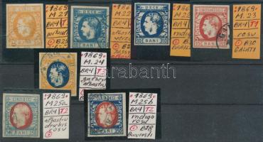 1869 7 db bélyeg